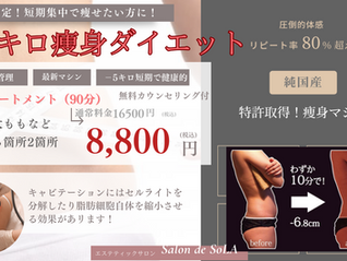 痩身ならキャビテーションとファスティング！