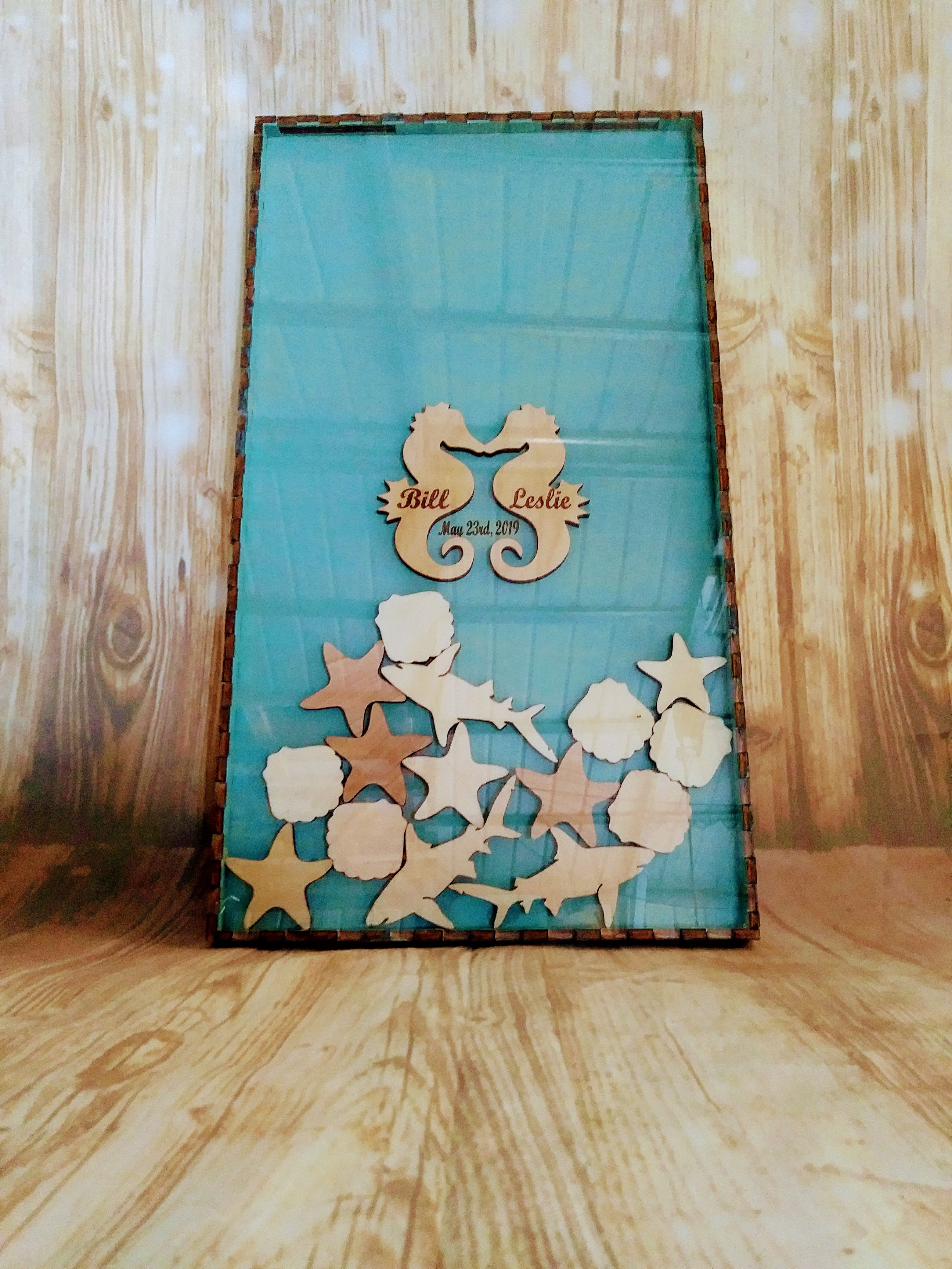 50 Guest Sea Life Themed Guest Book