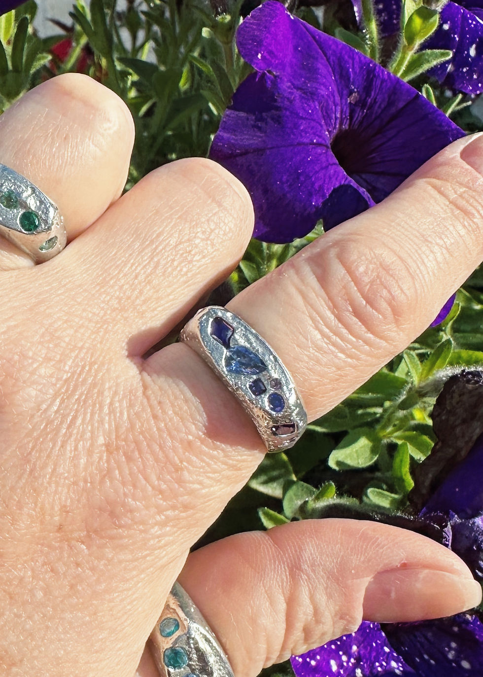 Thumbnail: Alex Signet Ring - Silver with CZ