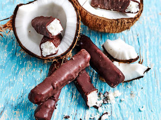 Bountiful choc-coconut bars