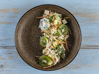 Papaya and kiwi salad