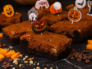 HALLOWEEN – Pumpkin brownies