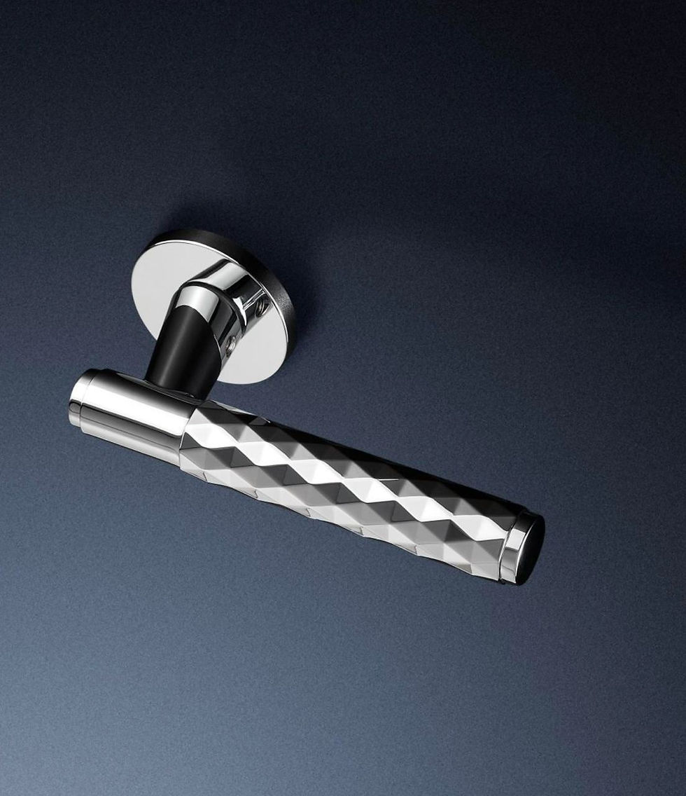 Miniaturbild: Türgriffe Platinum in Gold glänzend –chrom glänzend