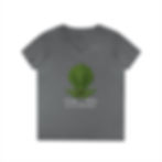 Thumbnail: GusGrowsIt.com Calm Kale & Collected Women's V-Neck T-Shirt So Comfy & Peaceful!