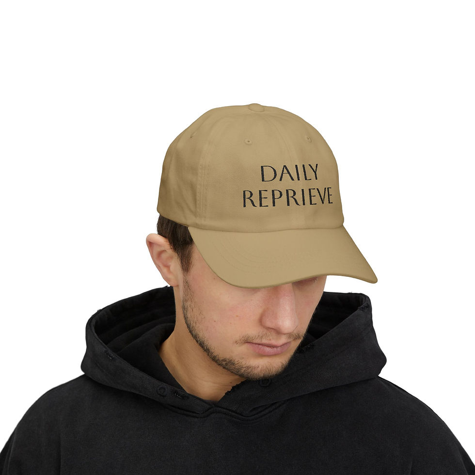 Thumbnail: PUNONONE.COM "Daily Reprieve" Classic Dad Baseball Cap, Comfortable Feels Good!