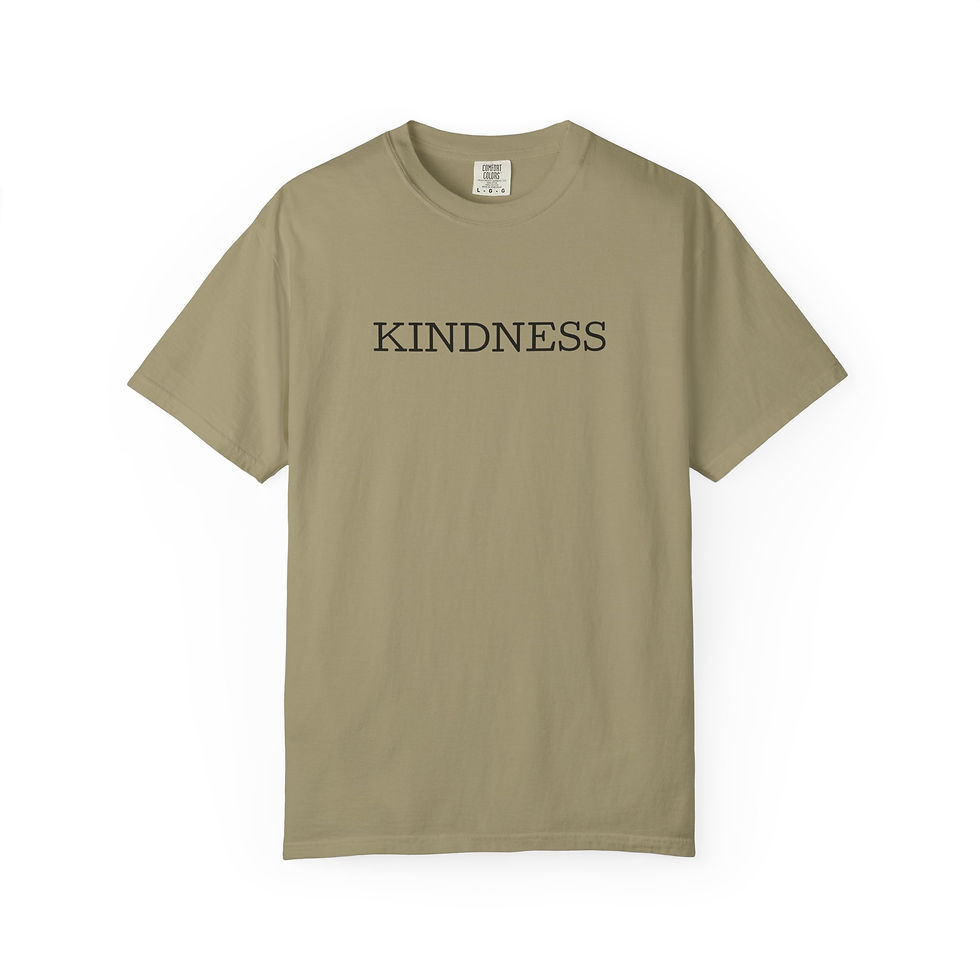 Thumbnail: PUNONONE.COM "Kindness" Unisex T-Shirt, Comfy and Cool, Share a Positive Message