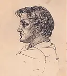 "Before they were famous but after a rapid courtship, Sylvia Plath and Ted Hughes embarked upon a honeymoon in France and Spain ... Now a series of drawings Plath made on their travels, of her handsome new husband and of the market stalls and fishing boats of Benidorm, have emerged from an attic and will go on display at a fair in New York later this week."