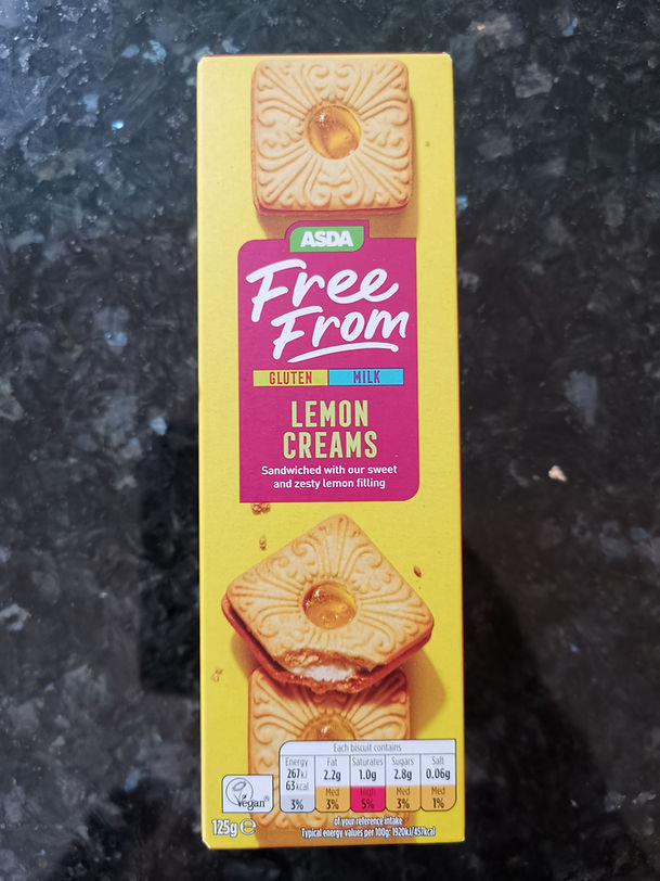Asda FreeFrom Lemon Creams