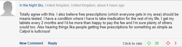 Free prescriptions should be means-tested