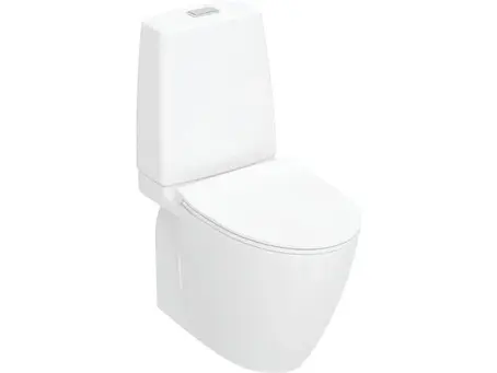 Tilbud på montering af Ifö Spira Art 2.0 toilet skjult S-lås med toiletsæde Rimfree & Turboflush