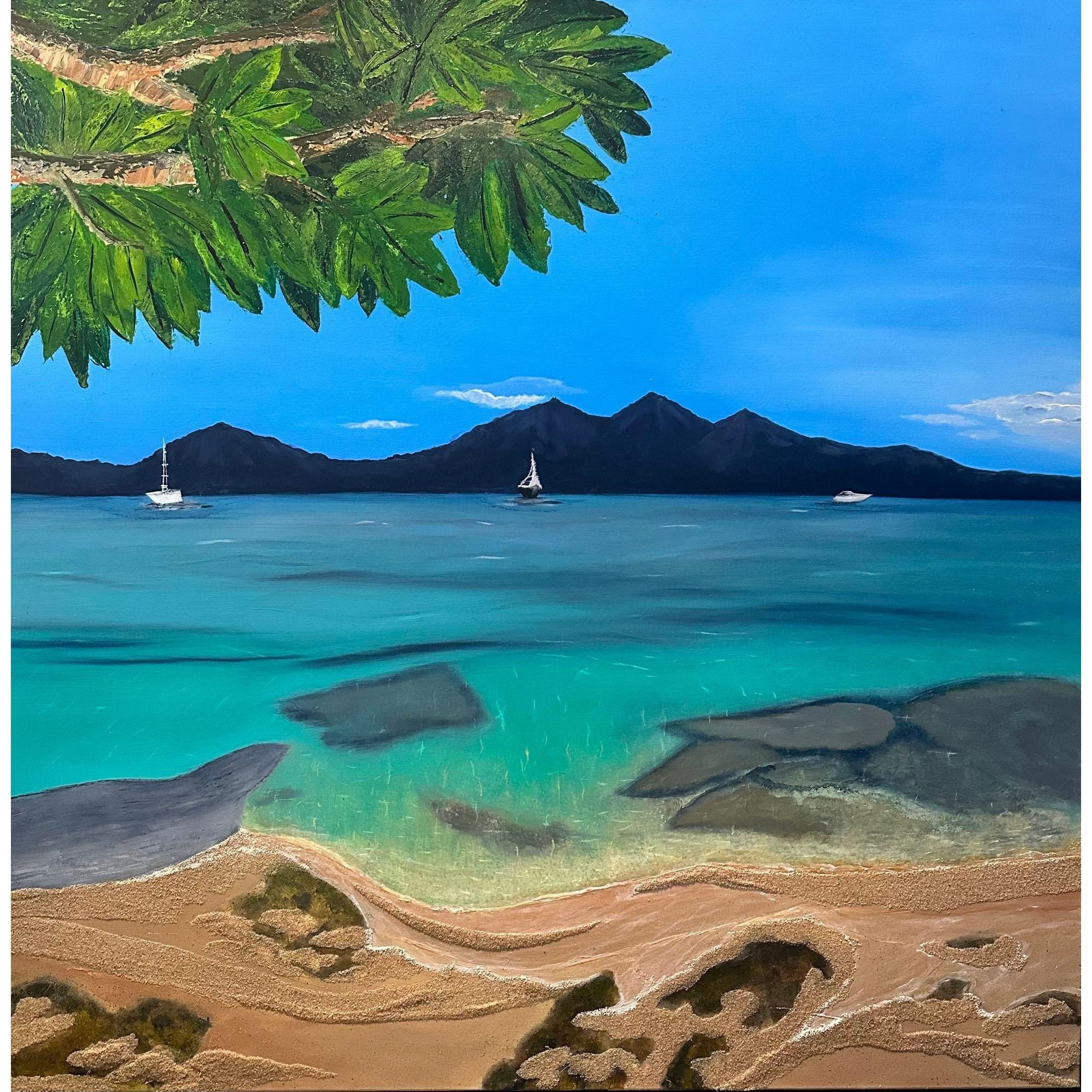 Textured coastal image