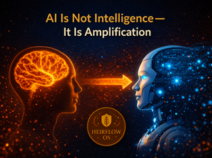 Understanding AI as Amplification Not True Intelligence: The Role of Human Discernment