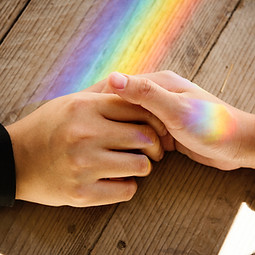 Rainbow on Hands