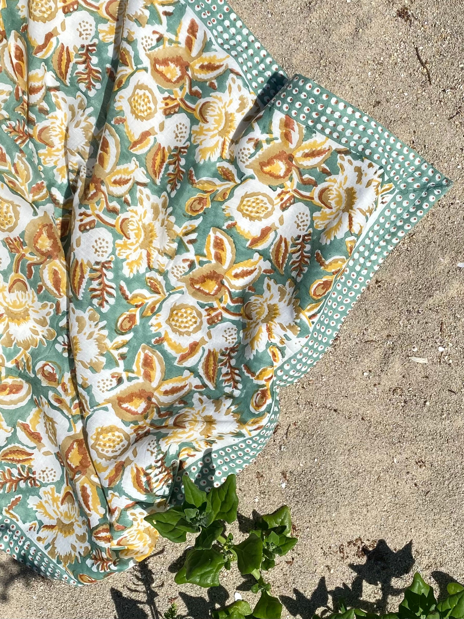Serviette de plage Céladon