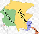 Dit zijn de provincies van de regio Friuli Venezia Giulia