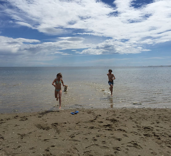 Het strand van Grado