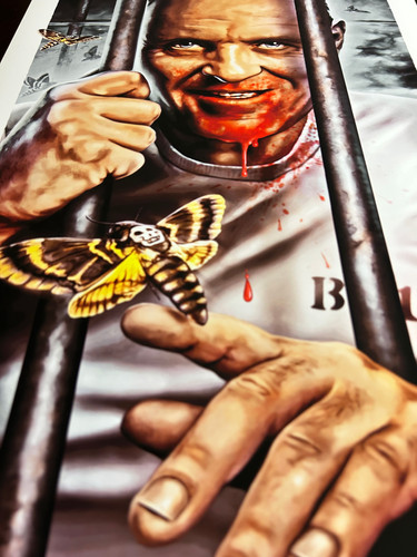 The Silence of the Lambs - 12x36 - Art Print | Slasherdesign