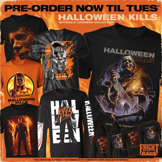 Horror Fright Rags Halloween Kills FRIGHT RAGS preorder