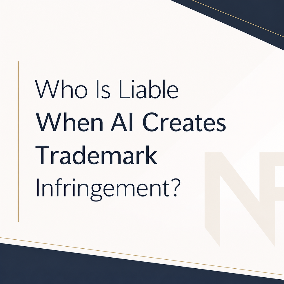 Who Is Liable When AI Creates Trademark Infringement?
