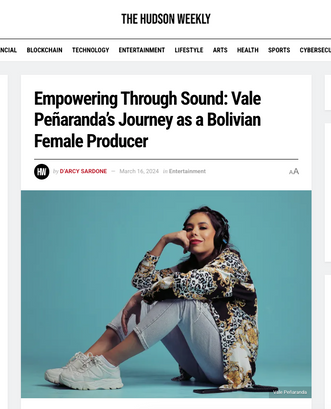 Screenshot of Press Article for Vale Peñaranda