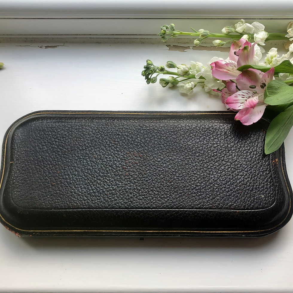 Thumbnail: Sterling Silver Salad servers with Pierced Design london 1910