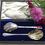 Thumbnail: A Pair Of Silver Gilt Serving Spoons With A Bow Decoration London 1912.