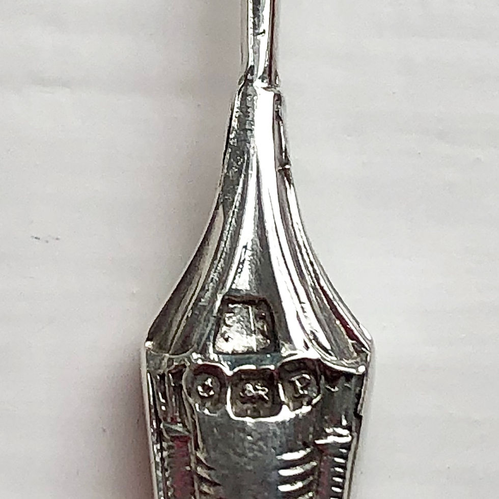 Thumbnail: A Set of Six Cocktail or Hors  d'Oeuvre Sticks in the Form of Umbrellas.