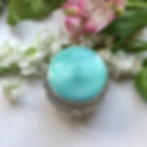 Thumbnail: Green Enamel And Sterling Silver Pot Birmingham 1925