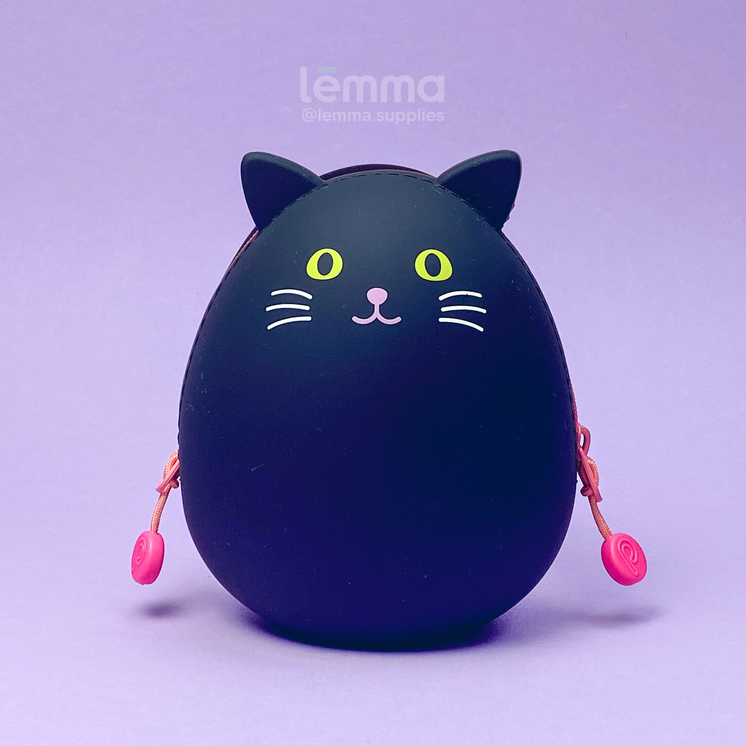 Lihit Lab | Estuche PuniLabo Egg Pouch - Black Cat