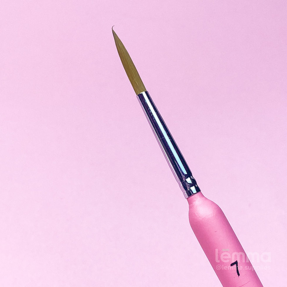 Miniatura: Pincel de Madera Rosado