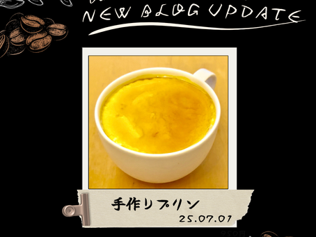 Daisuke【BLOG】Update!! "Homemade Pudding"