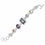 Thumbnail: 7.5"+1" Extension Toggle Multistone Bracelet