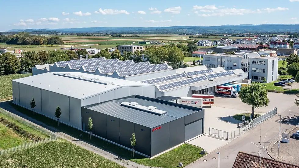 Girsberger Neubau Lagerhalle 2200 Palettenstellplätze