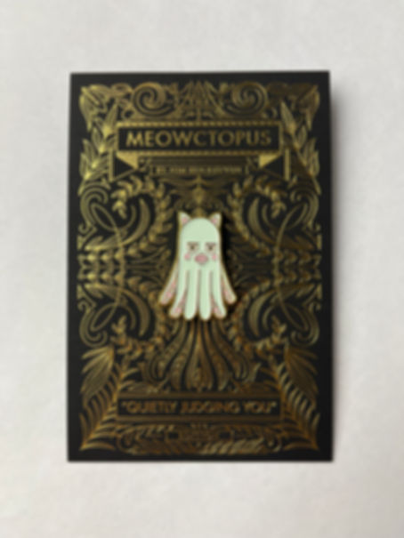 MEOWCTOPUS PIN: Quietly Judging You