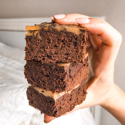 Tahini Marble 'Cheesecake' Brownies