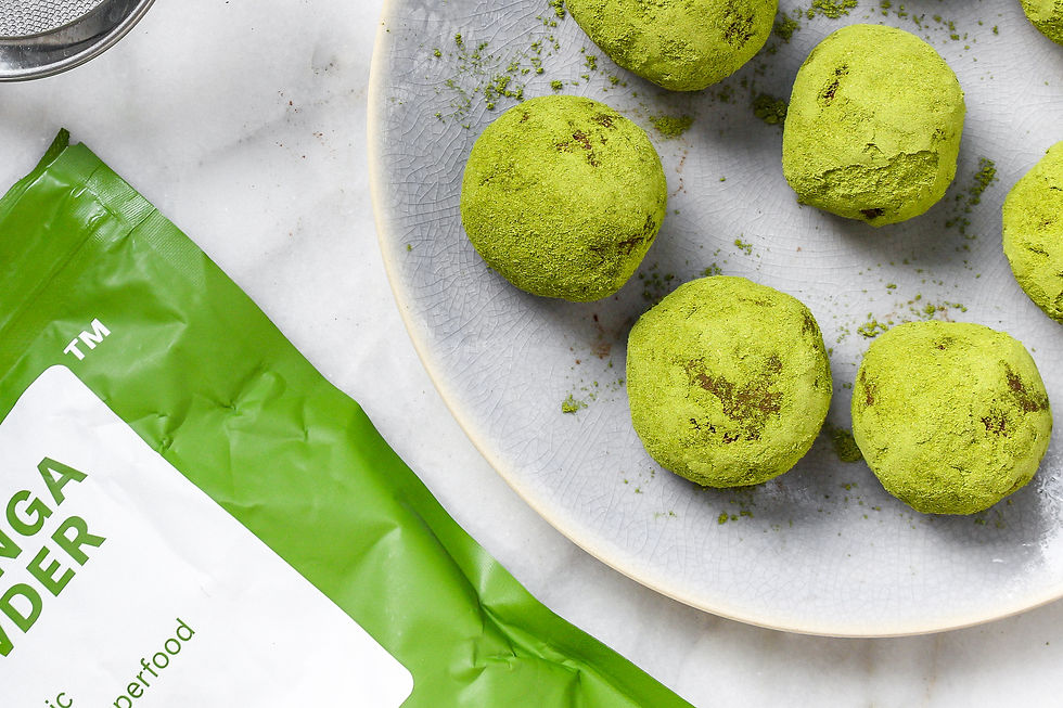 Moringa Chocolate Avocado Balls