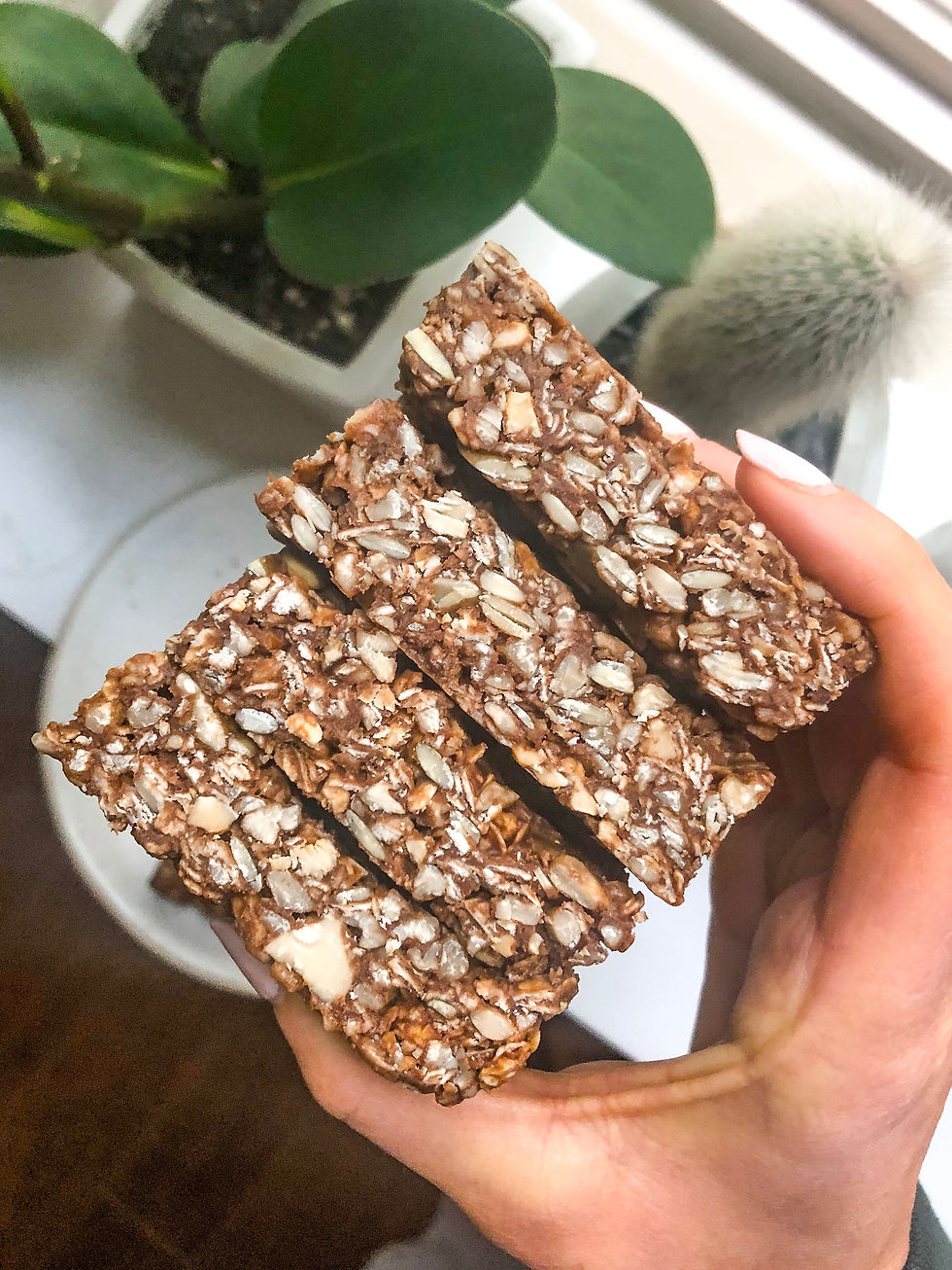 Healthy No Bake Granola Bars