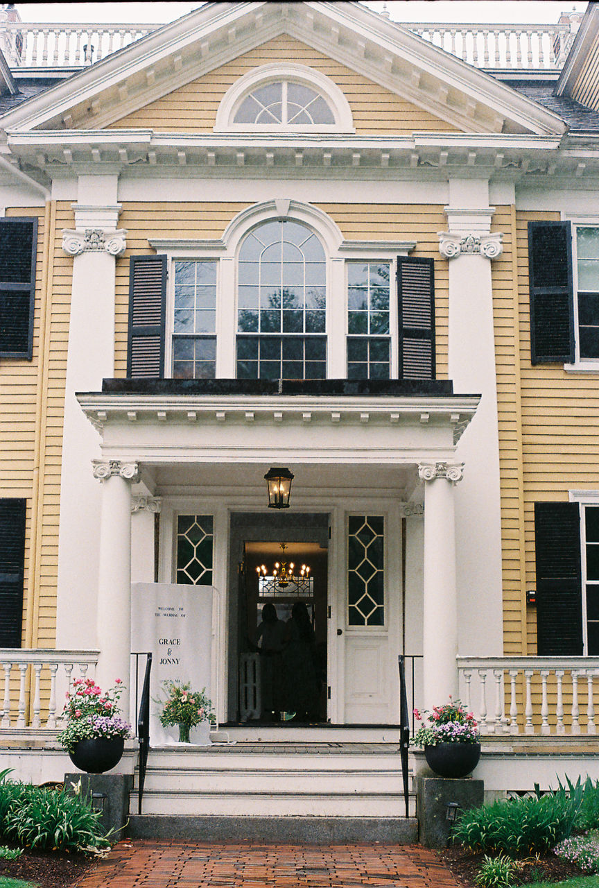yellow house wedding venue