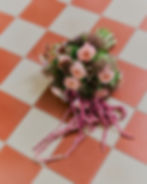 creatief bruidsboeket verse bloemen