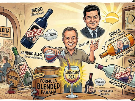 Caio Brandão, jornalista arguto, prepara o blend ideal para os eleitores do Paraná.