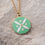 Thumbnail: Sage Green Persian Cross Pendant