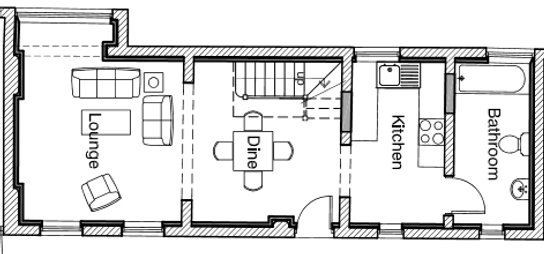 Holiday Let Downstairs