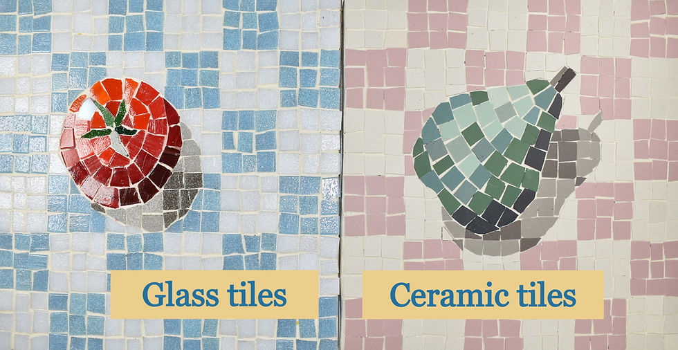 Thumbnail: Mosaic starter pack - ceramic tiles