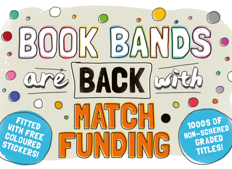 Get match-funding for your school's spending on books!