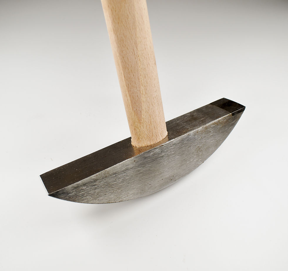 Thumbnail: SPECIAL DEAL: 950g hammer and mounted tungsten-carbide hardie