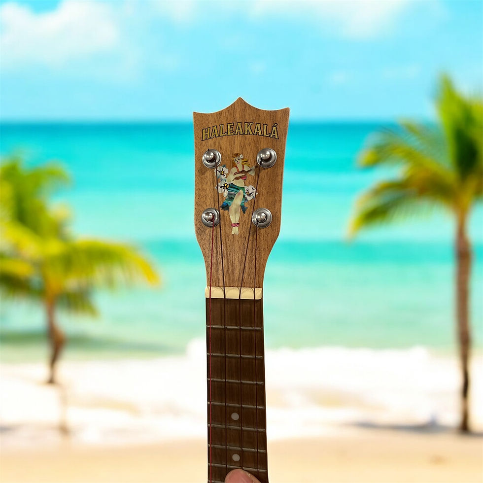 Miniatura: Low G Handcrafted in Maui Kihei Ukulele Soprano Mahogany