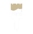Paint Brush Icon for Custom Finishes