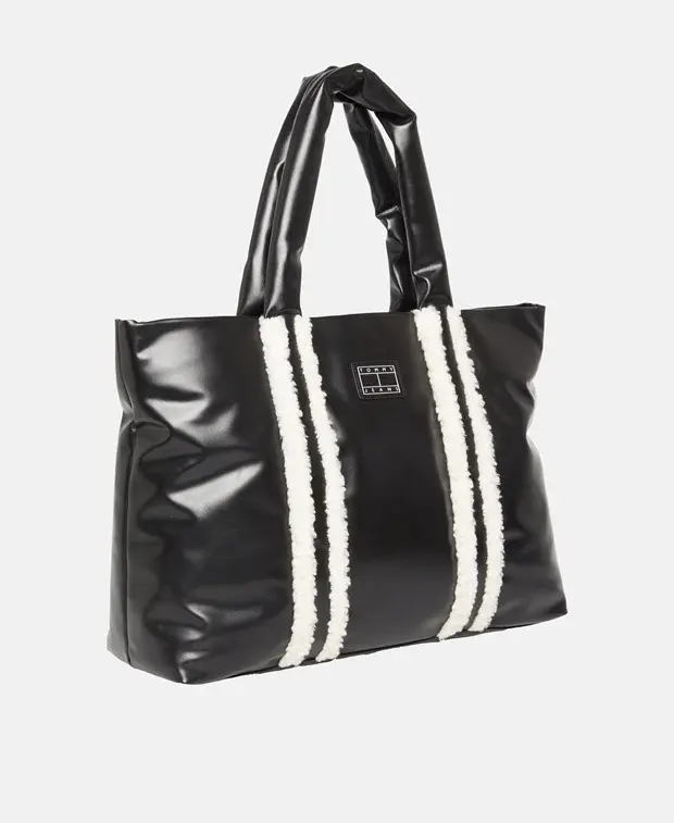 Tote bag tommy hilfiger preta em saldos promoções