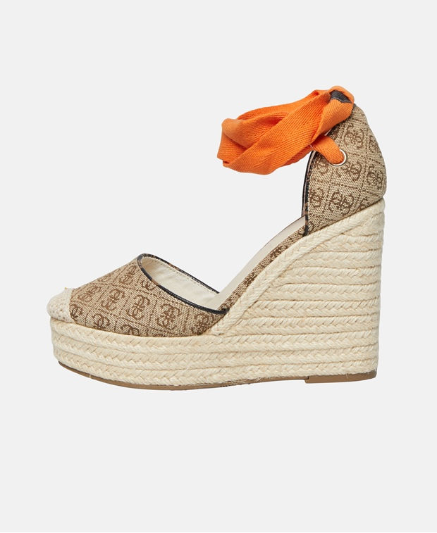 Miniatura: sandálias wedgs com logo