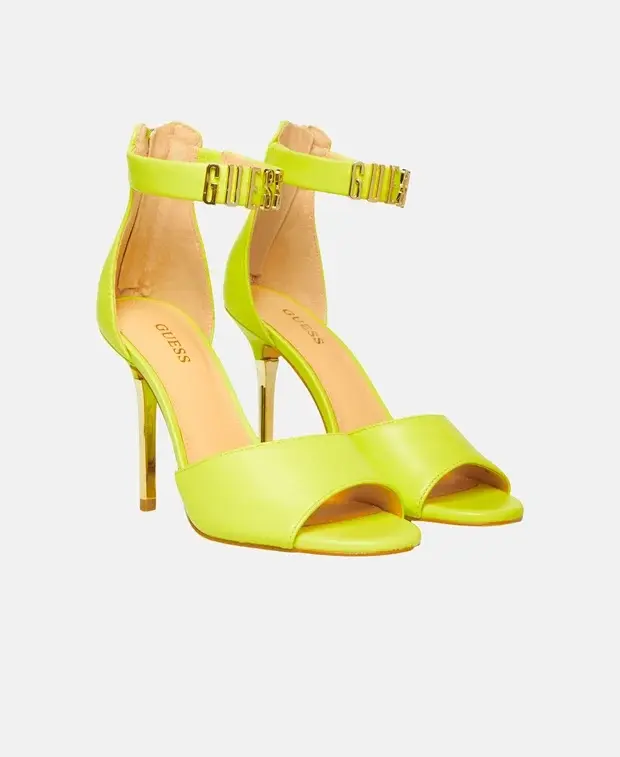 sandálias guess fluorescentes